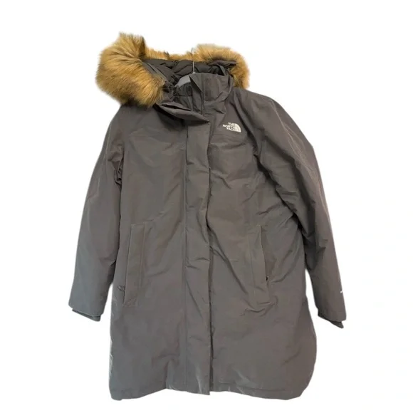 The North Face Women's XL Arctic Parka charcoal gray - Picture 11 of 13